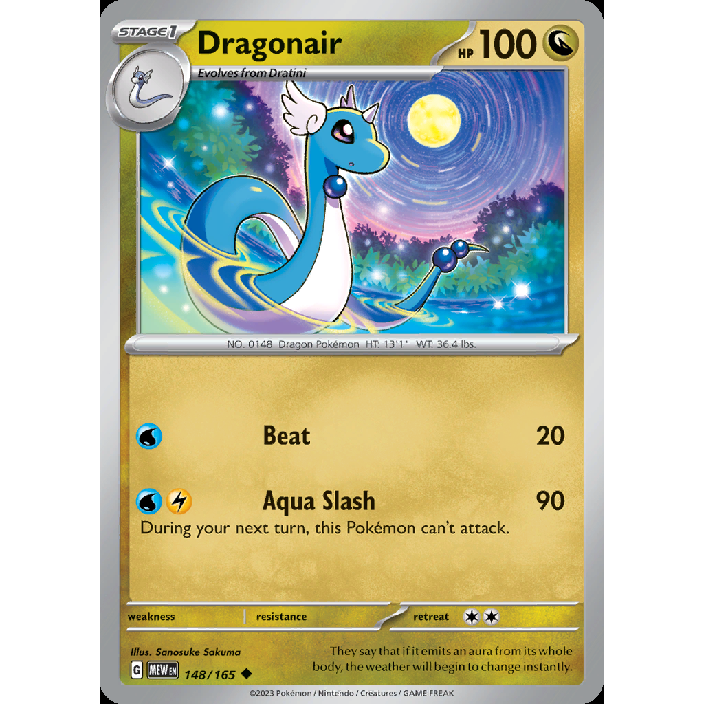 Dragonair 148/165 [Reverse Holo] - 151