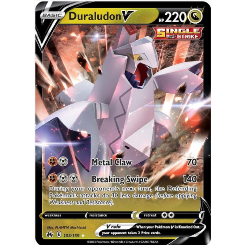 Duraludon V - Crown Zenith (Rare Holo) [103/159] English / Near Mint / Holofoil