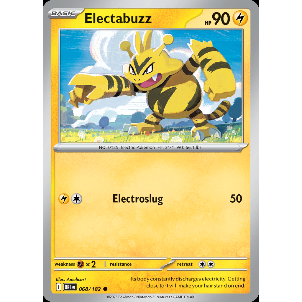 Electabuzz 68/182 [Reverse Holo] - Destined Rivals