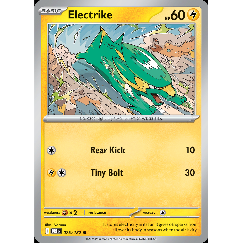 Electrike 75/182 [Reverse Holo] - Destined Rivals