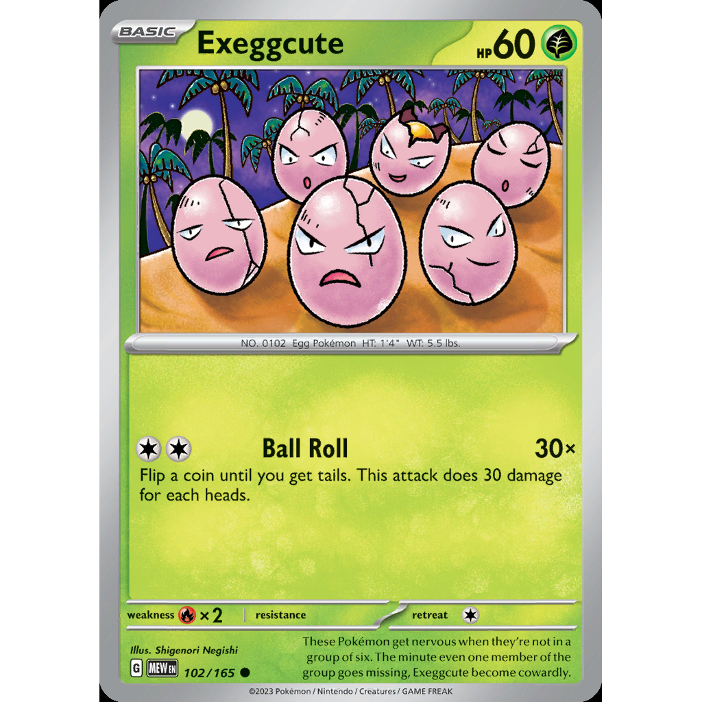Exeggcute 102/165 - 151