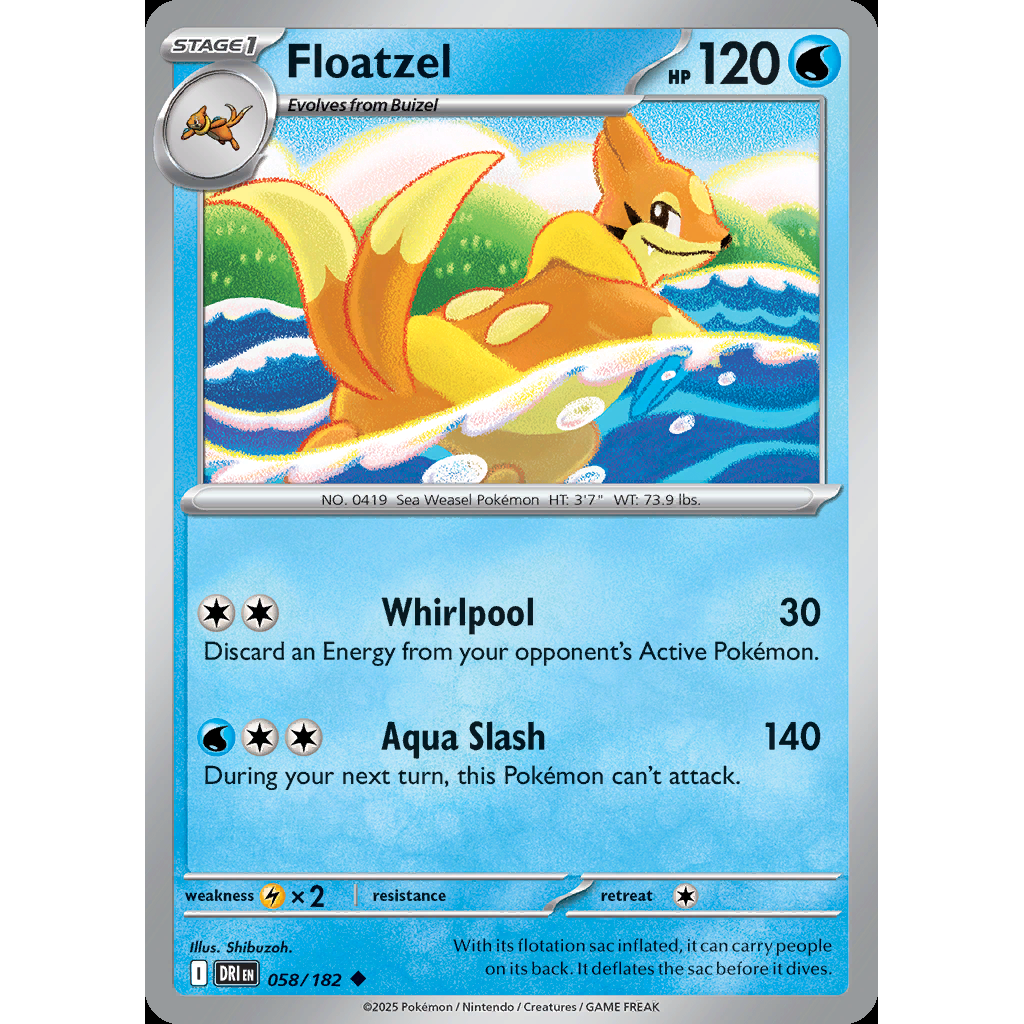 Floatzel 58/182 - Destined Rivals