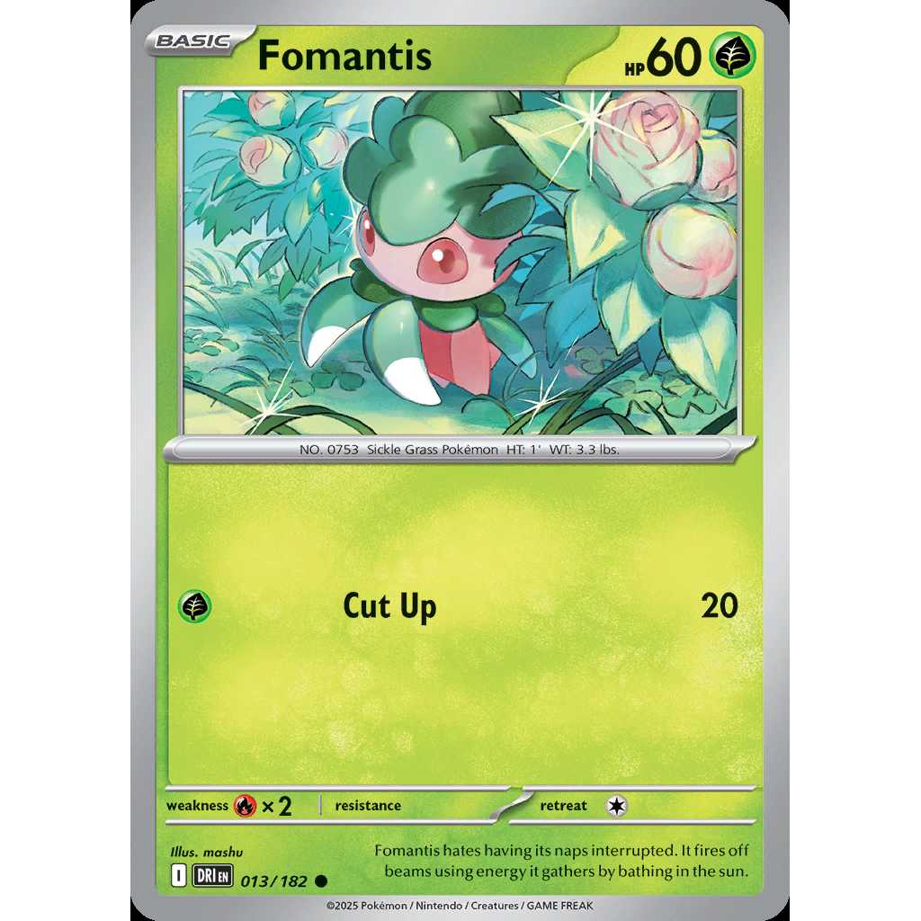 Fomantis 13/182 [Reverse Holo] - Destined Rivals