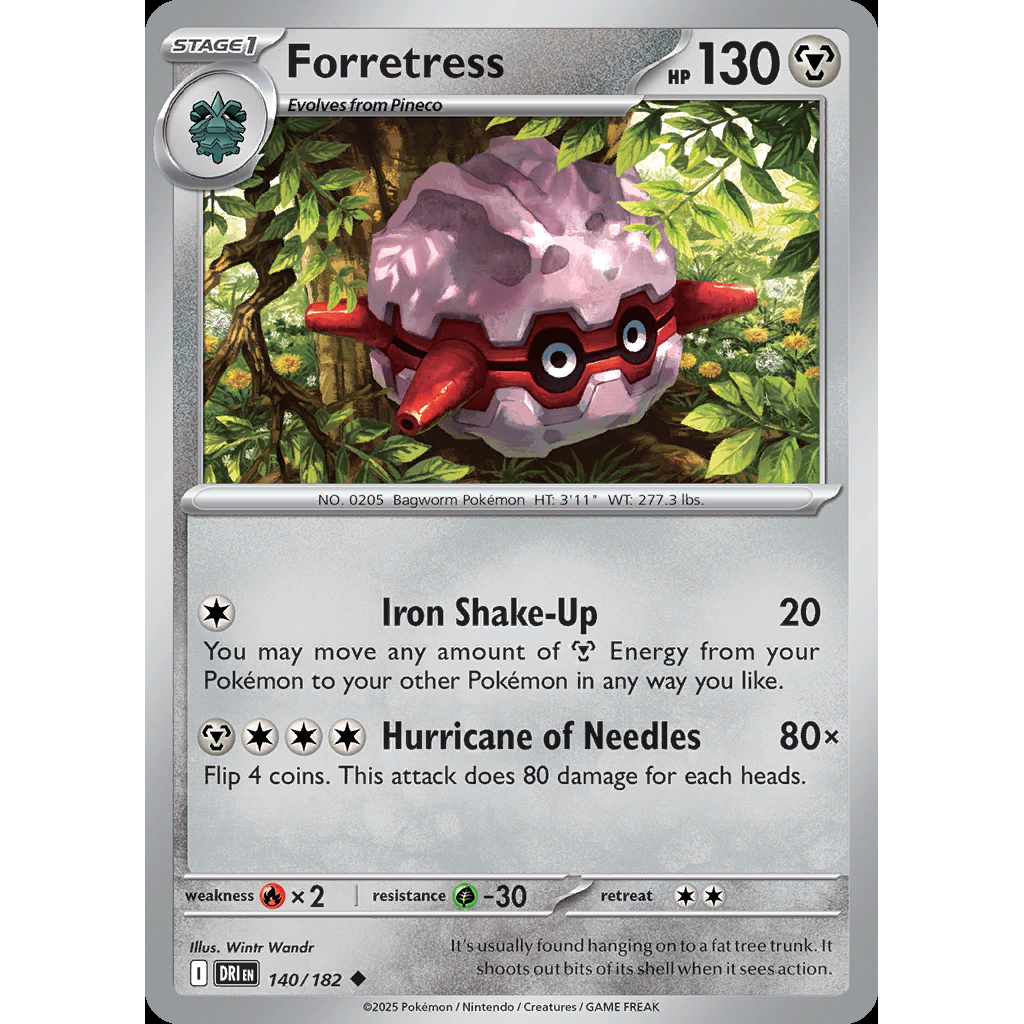 Forretress 140/182 - Destined Rivals