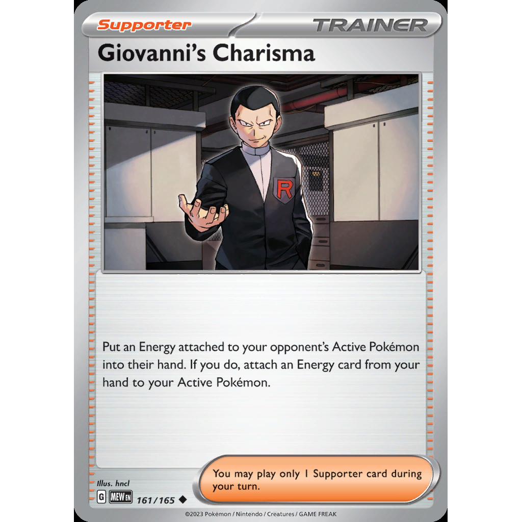 Giovanni's Charisma 161/165 [Reverse Holo] - 151