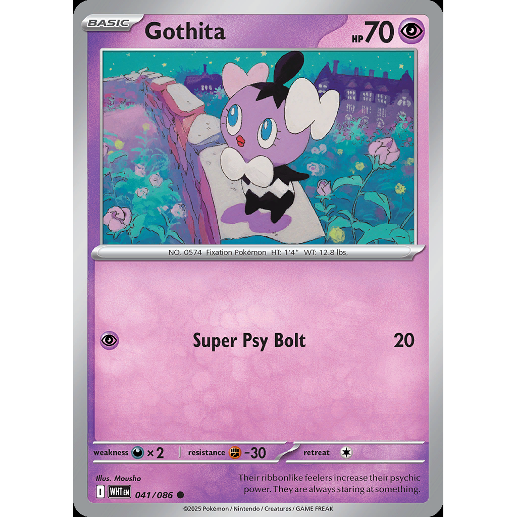 Gothita 41/086 [Reverse Holo] - White Flare