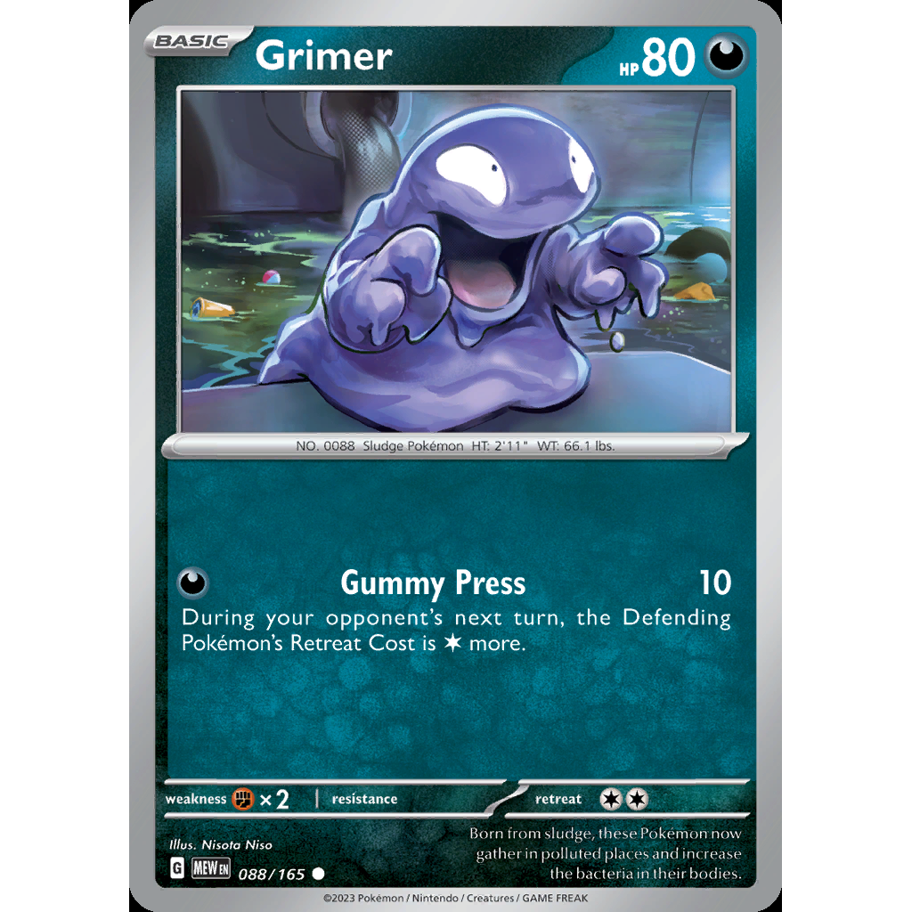 Grimer 88/165 [Reverse Holo] - 151