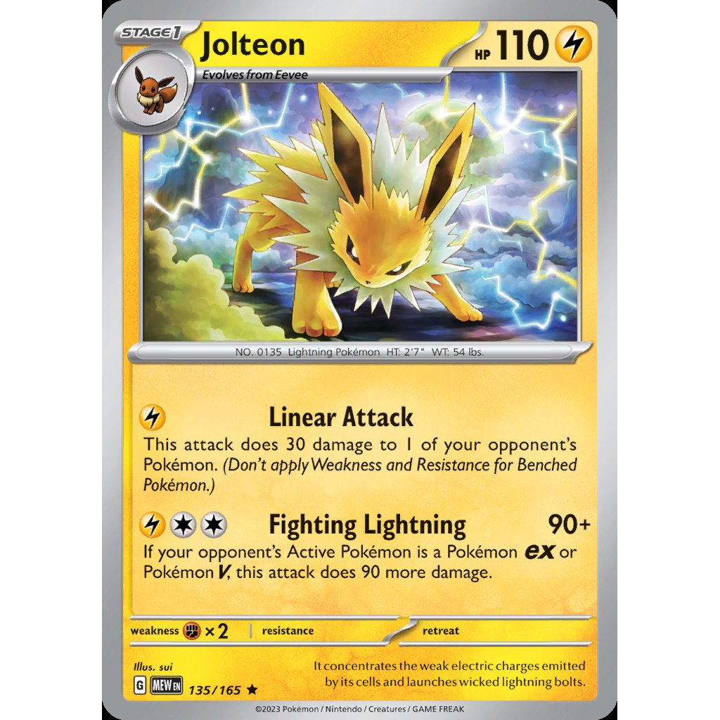 Jolteon 135/165 [Holo] - 151