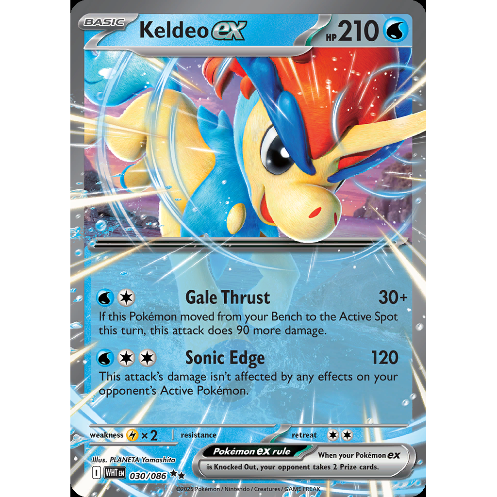 Keldeo ex 30/086 - White Flare