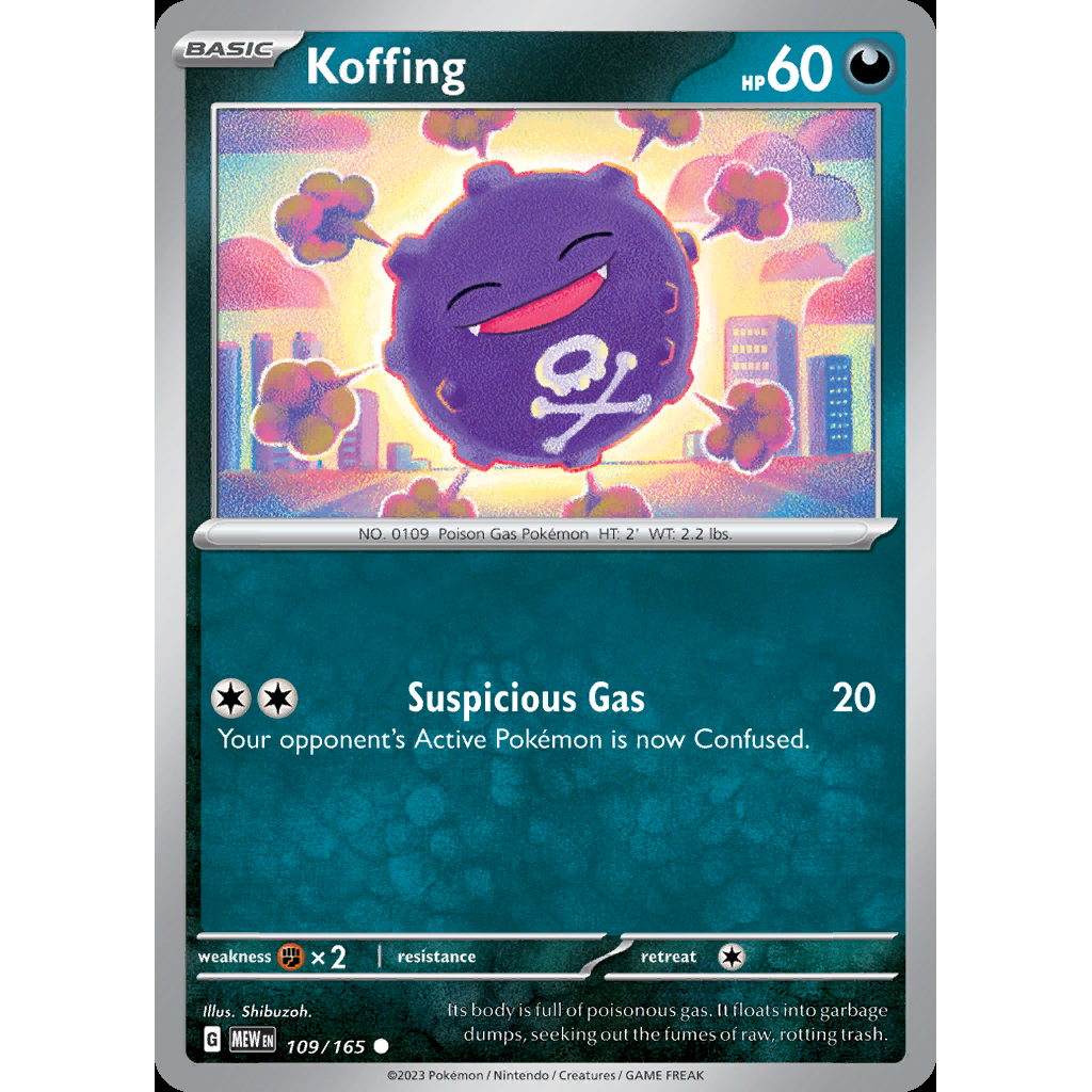 Koffing 109/165 [Reverse Holo] - 151