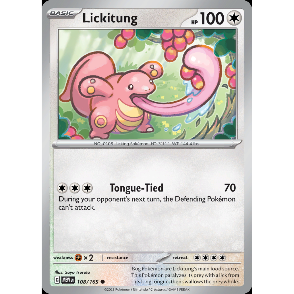 Lickitung 108/165 [Reverse Holo] - 151