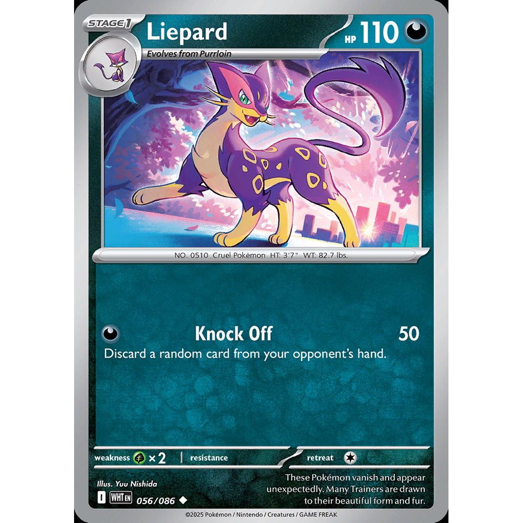 Liepard 56/086 [Reverse Holo] - White Flare