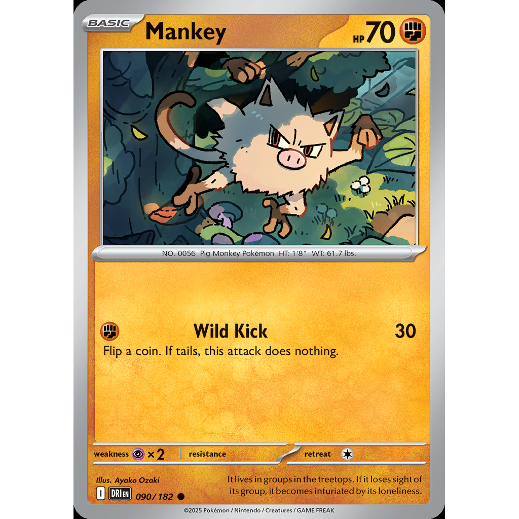 Mankey 90/182 - Destined Rivals