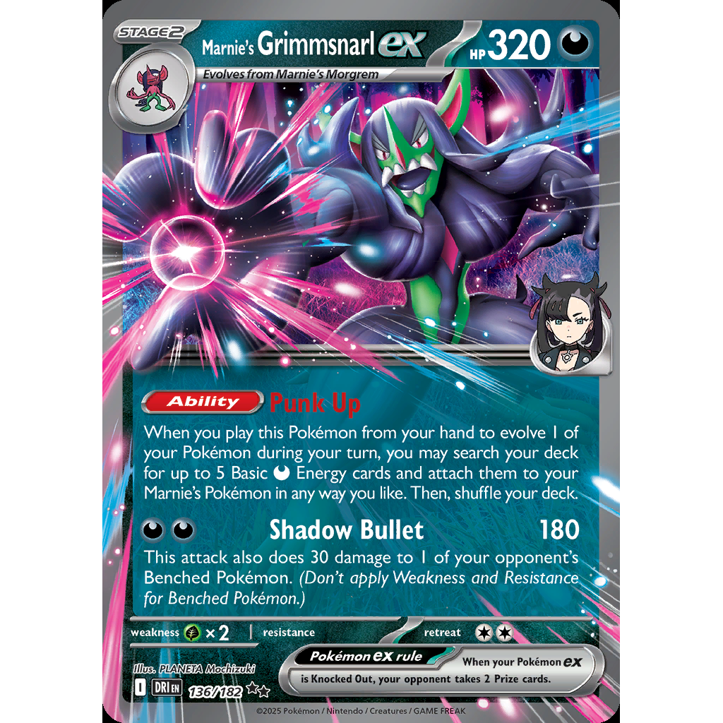 Marnie’s Grimmsnarl ex 136/182 - Destined Rivals