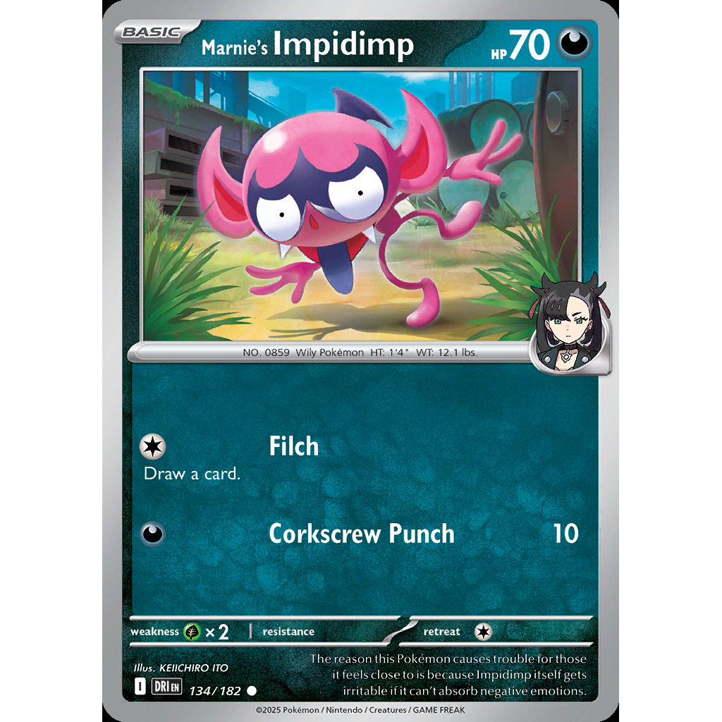 Marnie’s Impidimp 134/182 [Reverse Holo] - Destined Rivals