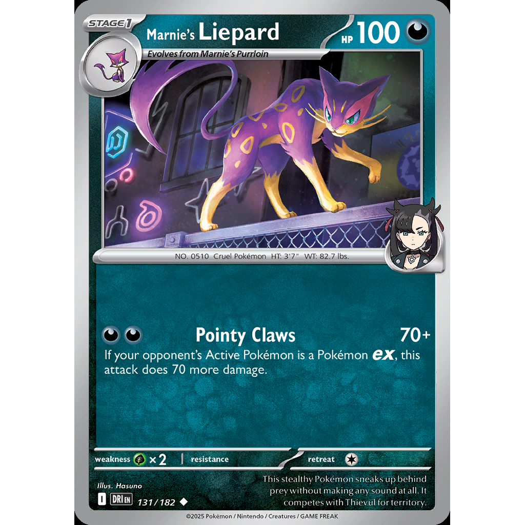 Marnie’s Liepard 131/182 [Reverse Holo] - Destined Rivals