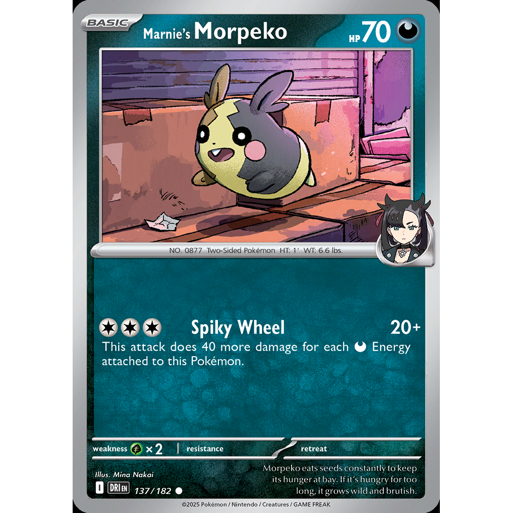 Marnie’s Morpeko 137/182 [Reverse Holo] - Destined Rivals