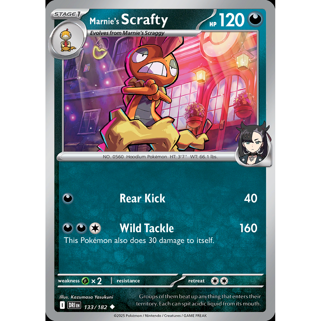 Marnie’s Scrafty 133/182 - Destined Rivals