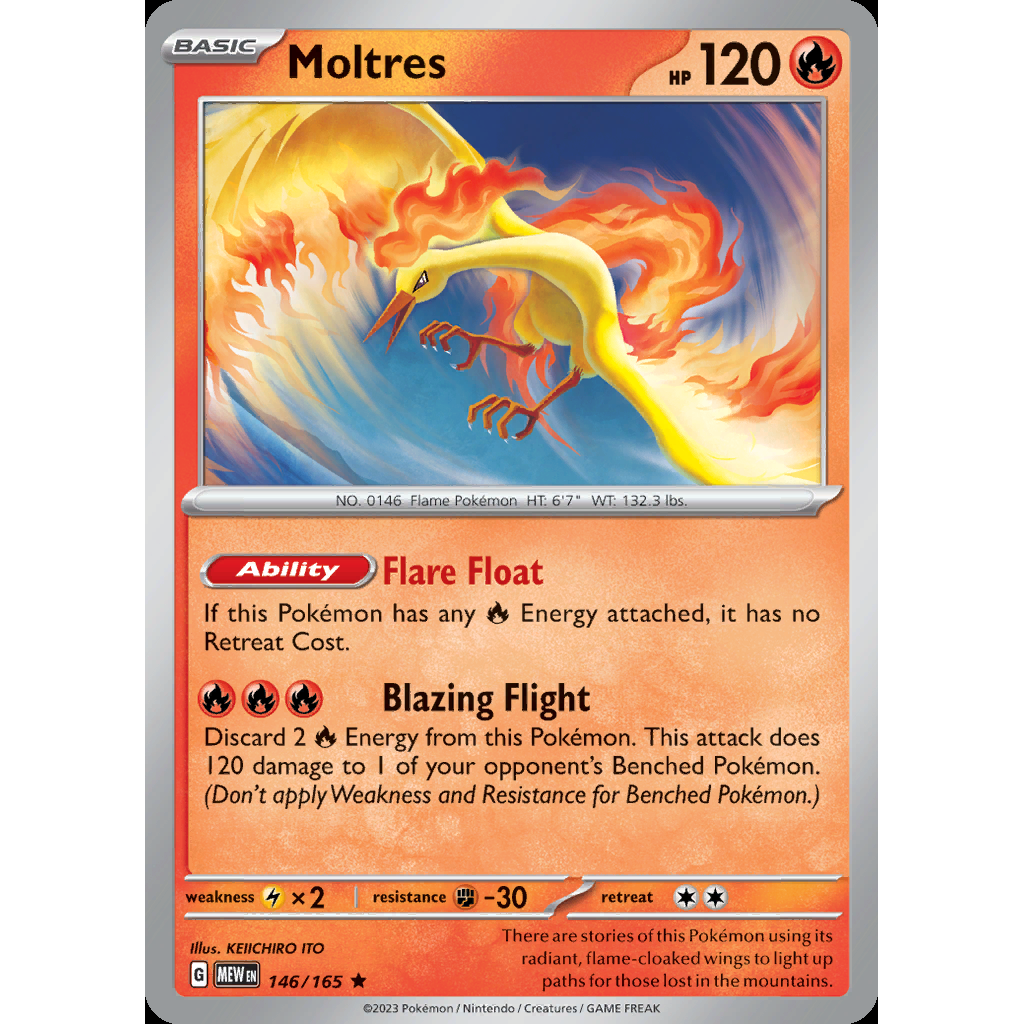 Moltres 146/165 [Holo] - 151