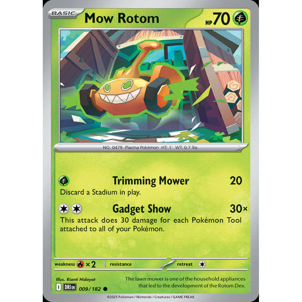 Mow Rotom 9/182 [Reverse Holo] - Destined Rivals