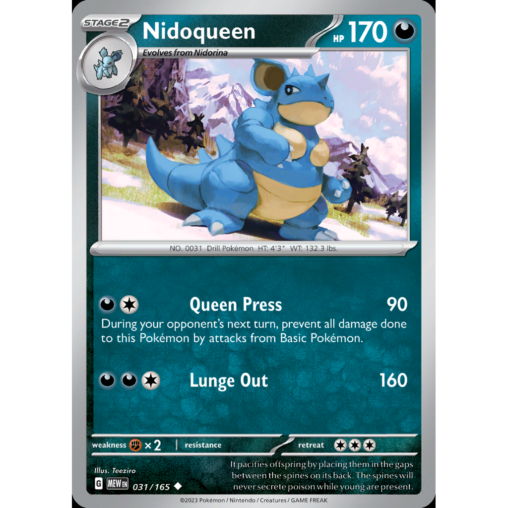 Nidoqueen 31/165 - 151
