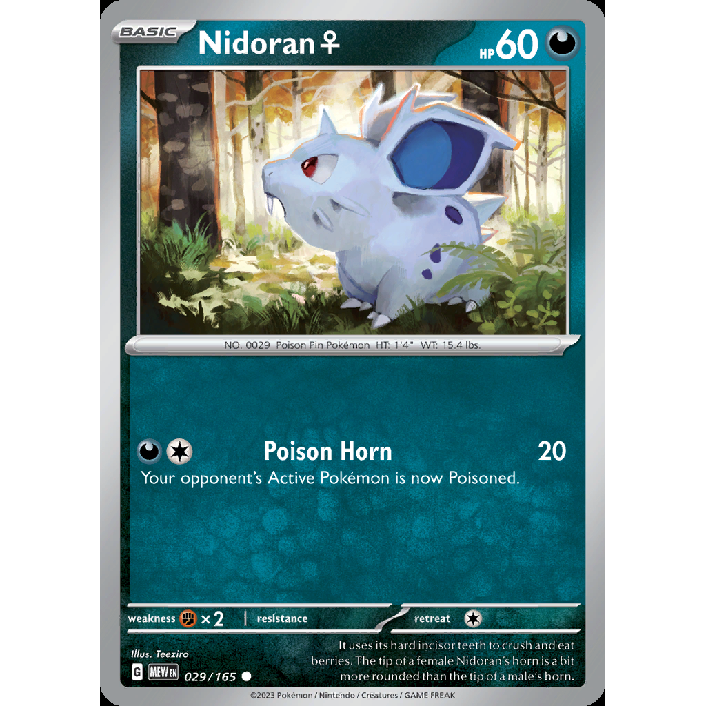 Nidoran Female 29/165 - 151