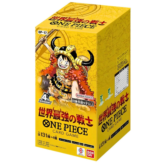 One Piece OP-17 The World's Strongest Warriors Booster Display Box (Japansk)