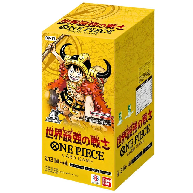 One Piece OP-17 The World's Strongest Warriors Booster Display Box [Forhåndsbestilling]