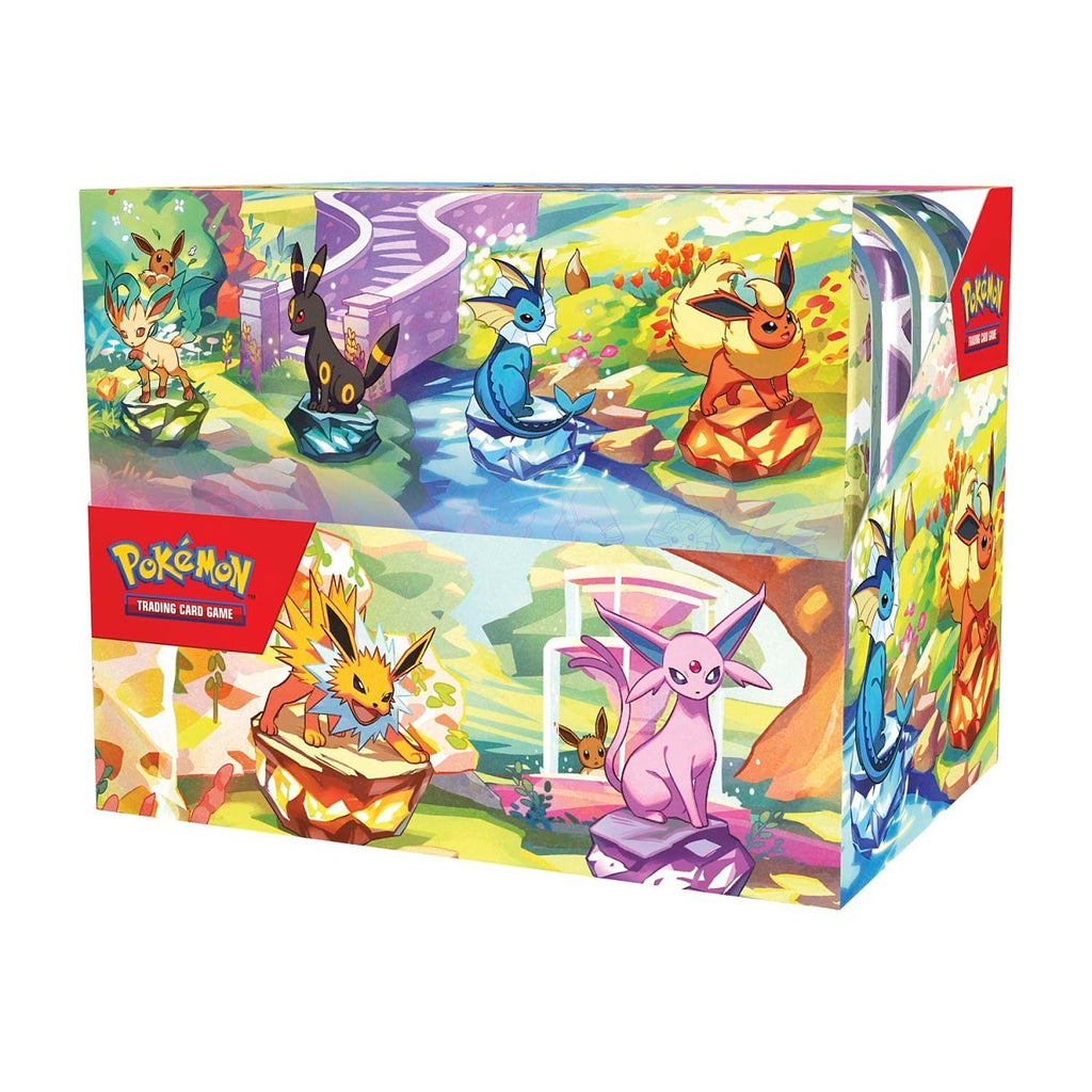 Pokémon Prismatic Evolutions Mini Tin Display (8 tins)