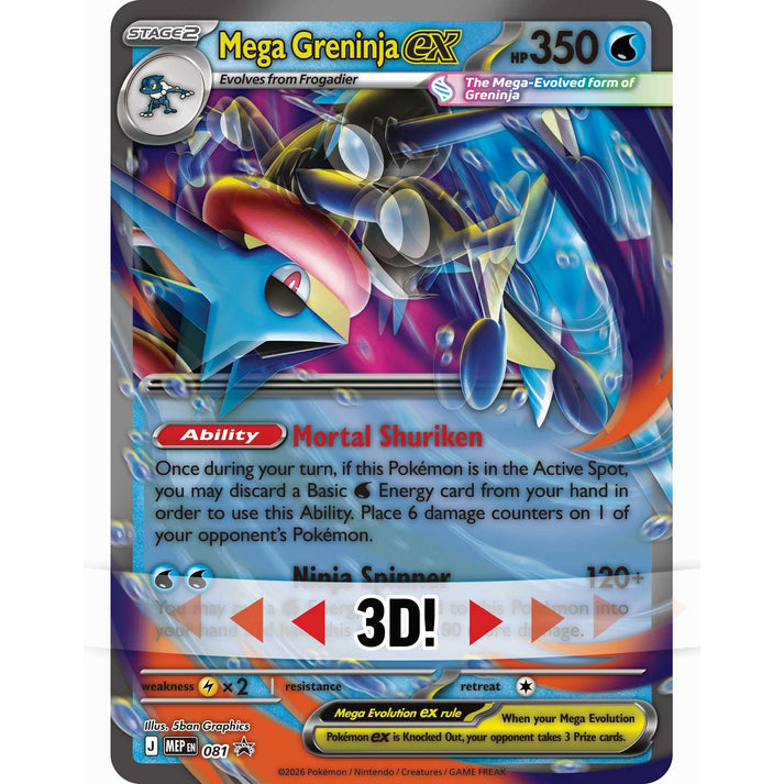 Pokémon Mega Greninja ex Premium Collection Box