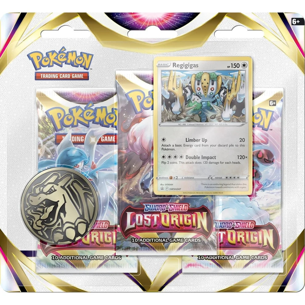 Pokémon Lost 3-pack Blister (Regigigas)
