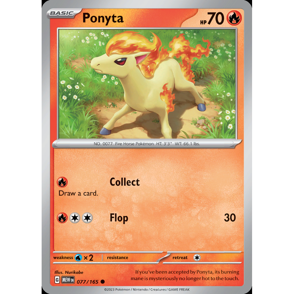 Ponyta 77/165 - 151