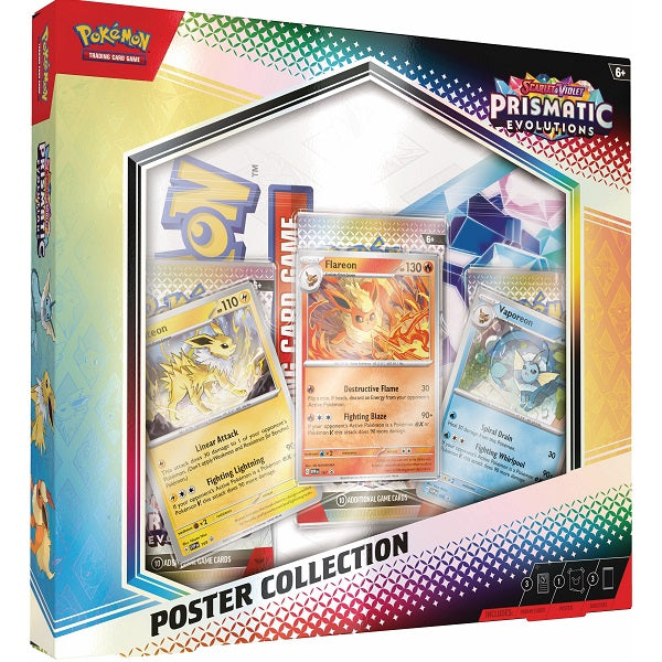 Pokemon Prismatic Evolutions Poster Collection Box
