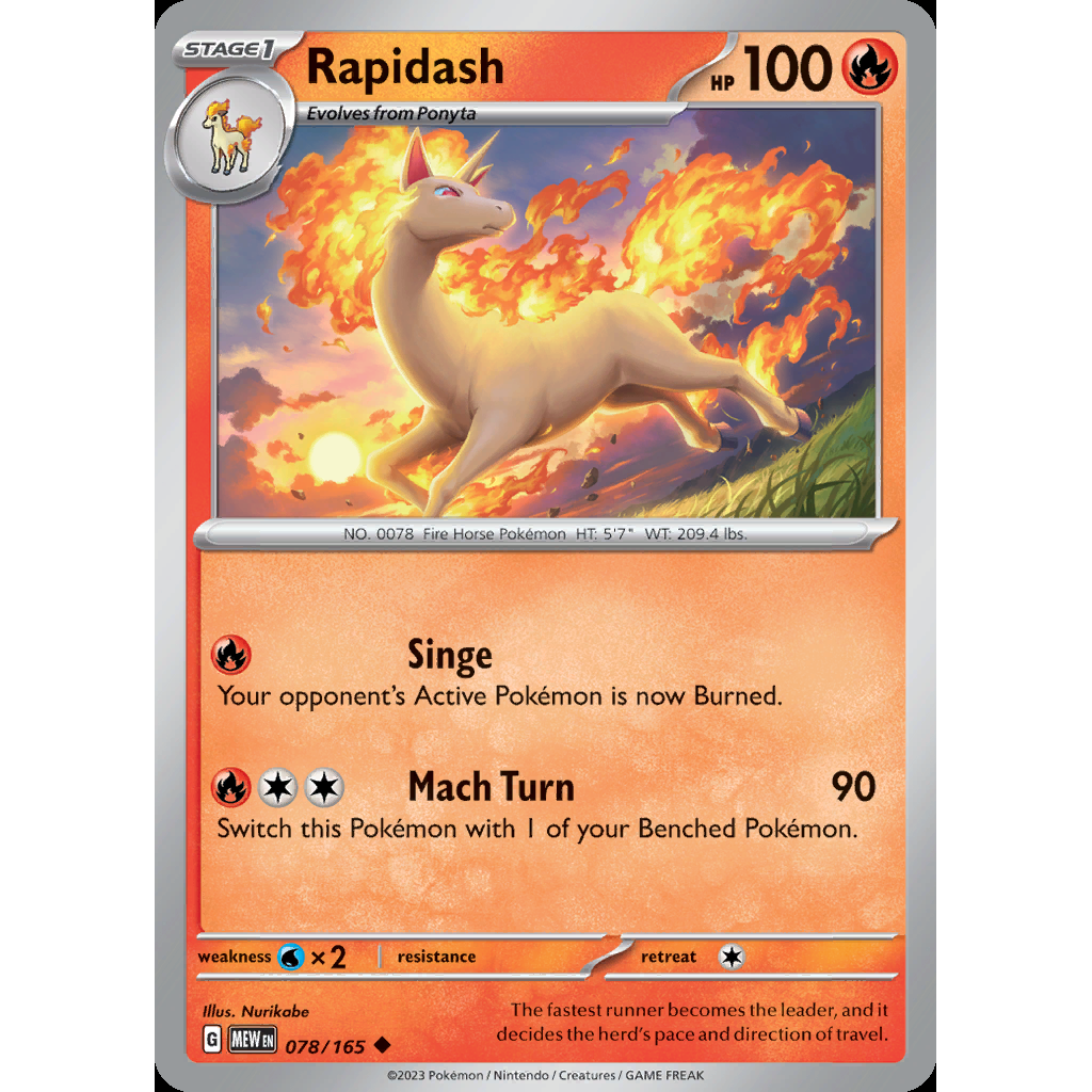 Rapidash 78/165 - 151