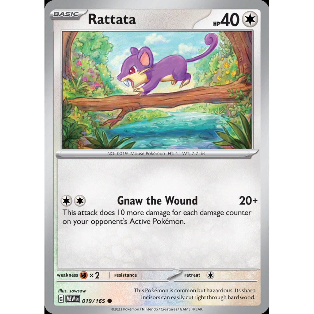 Rattata 19/165 - 151