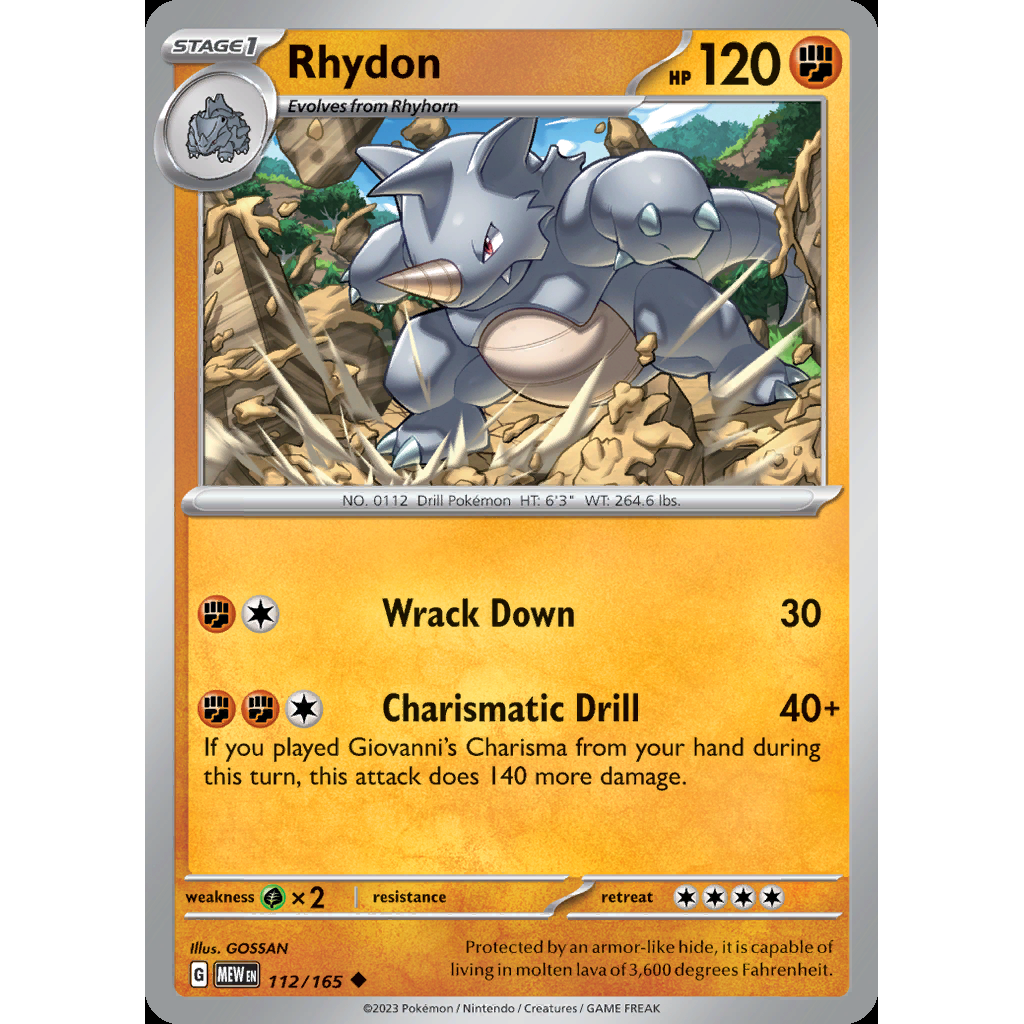 Rhydon 112/165 - 151