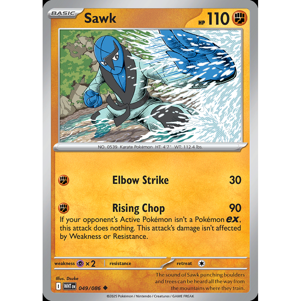 Sawk 49/086 [Reverse Holo] - White Flare