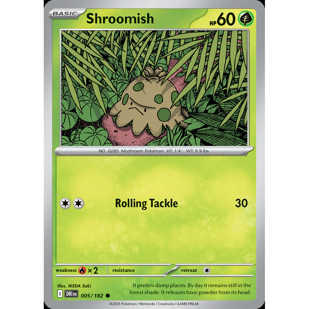 Shroomish 5/182 [Reverse Holo] - Destined Rivals