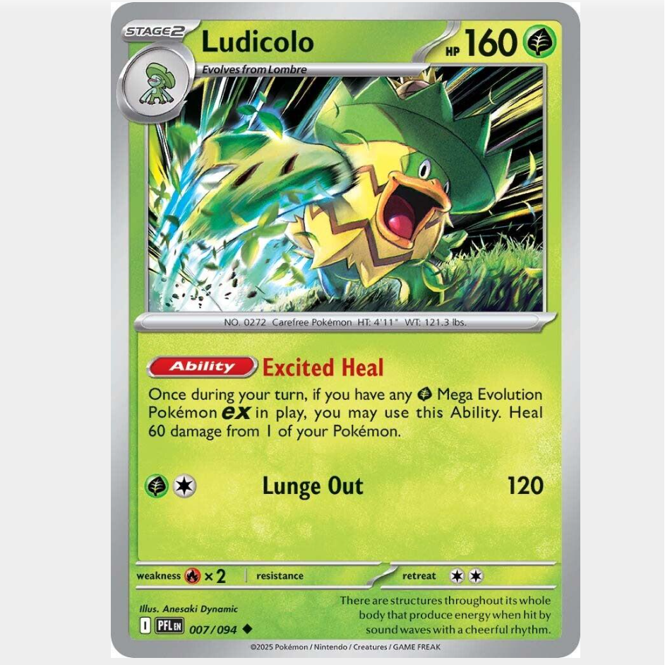 Ludicolo 7/086 - Phantasmal Flames