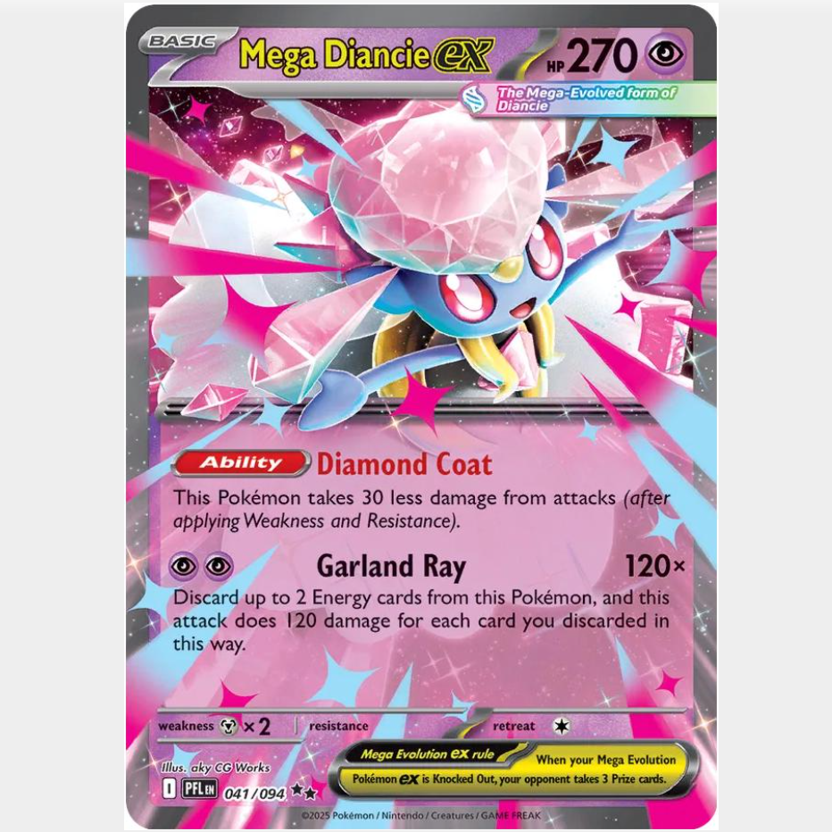 Mega Diancie ex 41/094 - Phantasmal Flames