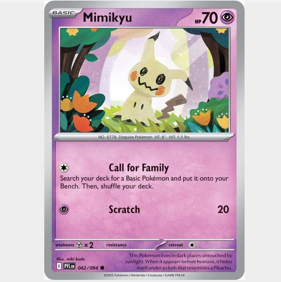 Mimikyu 42/094 [Reverse Holo] - Phantasmal Flames