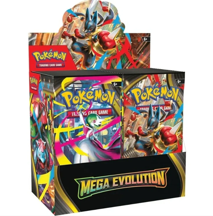 Pokemon Mega Evolution Booster Box Display