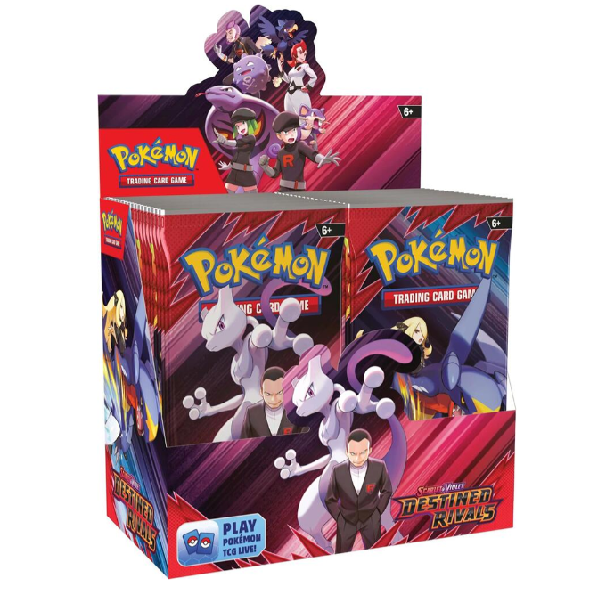 Pokemon Destined Rivals Booster Box Display