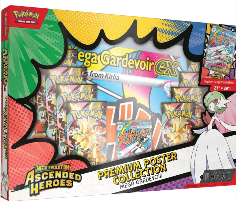 Pokémon Ascended Heroes Premium Poster Collection Mega [Gardevoir]