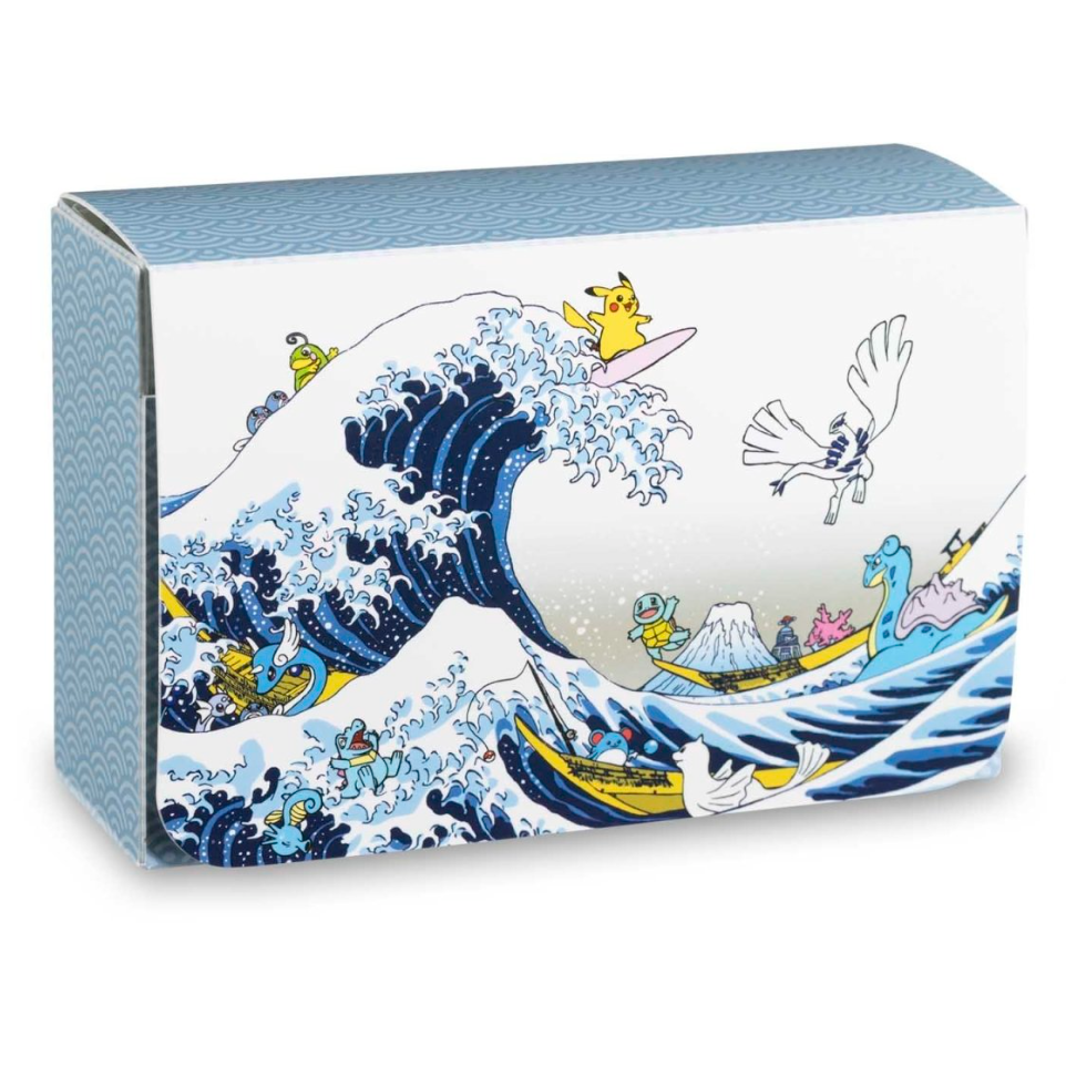 Pokemon Center Great Wave Pikachu & Friends Double Deck Box