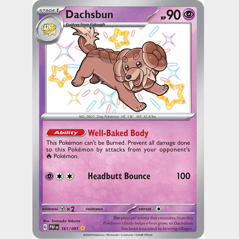 Dachsbun Baby Shiny 161/091 - Paldean Fates