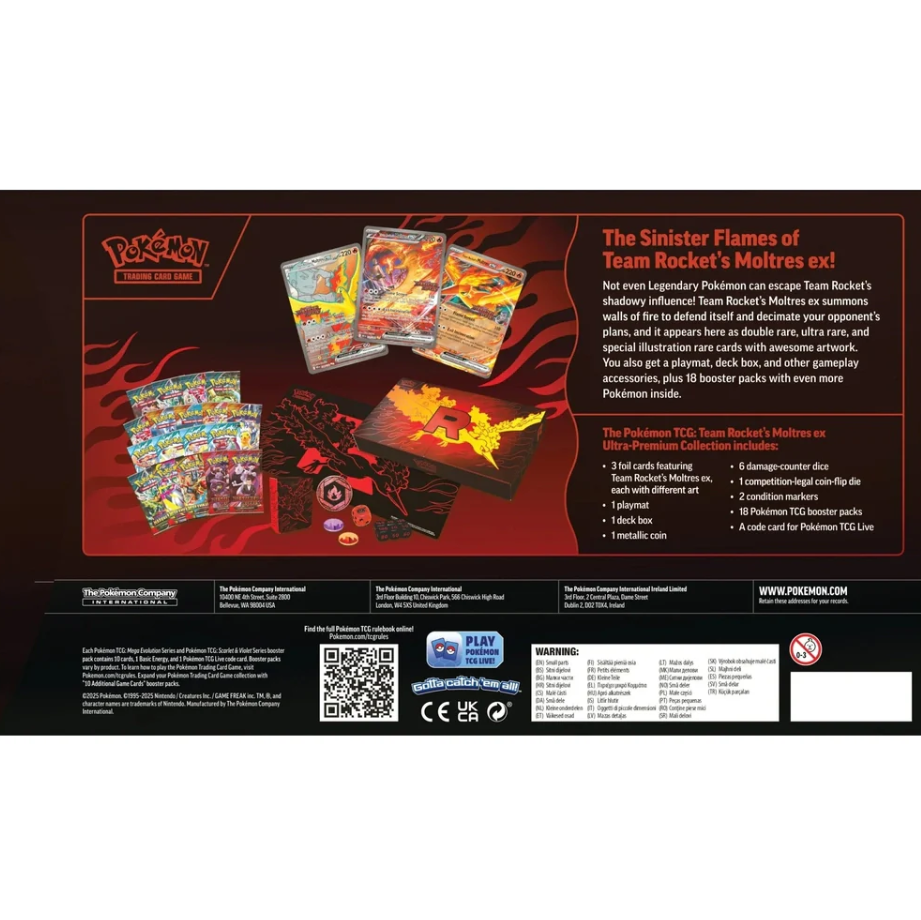 Team Rocket's Moltres ex Ultra Premium Collection