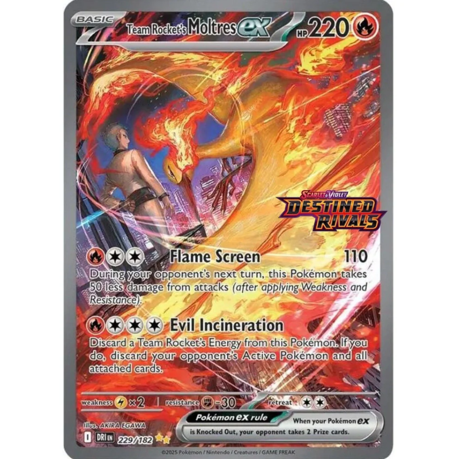 Team Rocket's Moltres ex Ultra Premium Collection