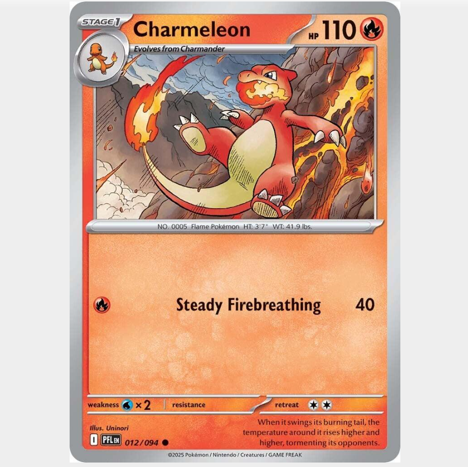 Charmeleon 12/094 [Reverse Holo] - Phantasmal Flames
