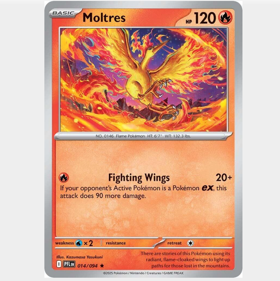 Moltres 14/094 [Reverse Holo] - Phantasmal Flames